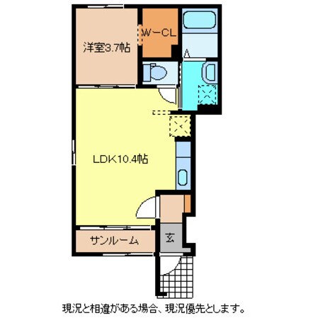 エコルポアイＮの物件間取画像